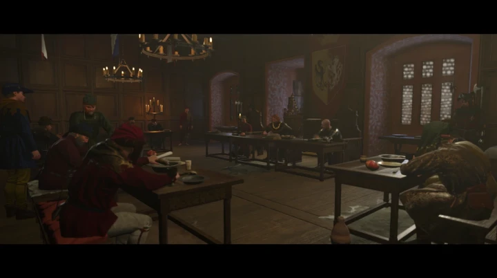 クッテンバークの議員たちに給仕する