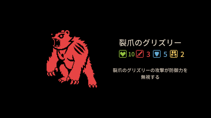 ヒー・イズ・カミング：裂爪のグリズリー