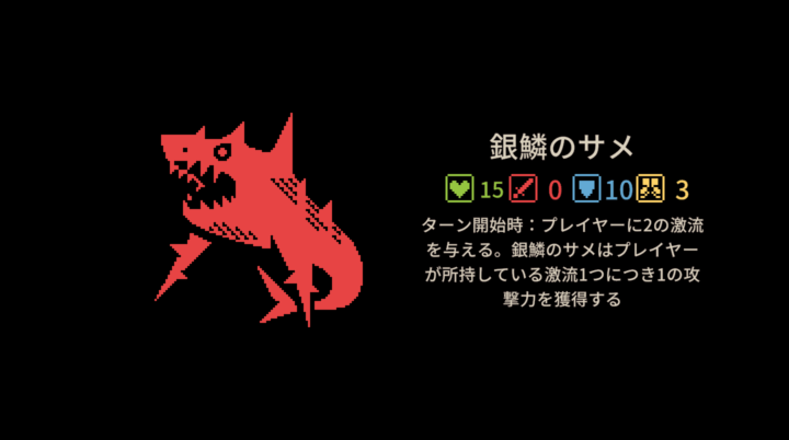 ヒー・イズ・カミング：銀鱗のサメ