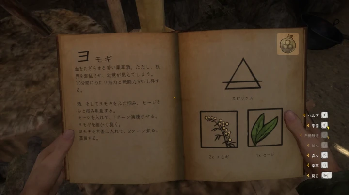 KCD1:ヨモギのポーション