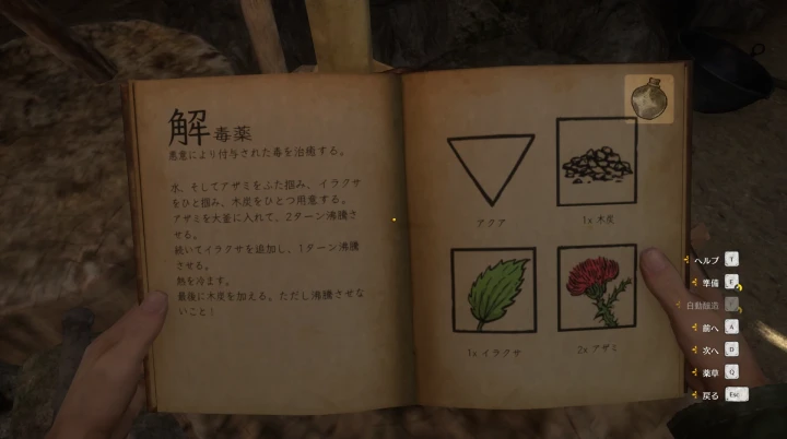 KCD1:解毒薬