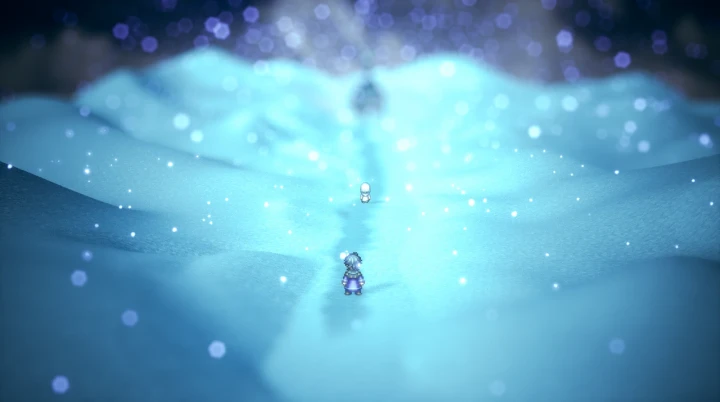 サザントス：雪が降り積もる不思議な空間