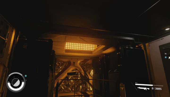 天井のハッチを開ける：制御不能