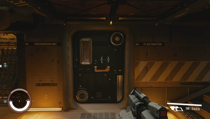 ユニファイアーに潜入する：提督の部屋