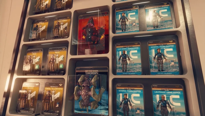 コロニー戦争のアクションフィギュア